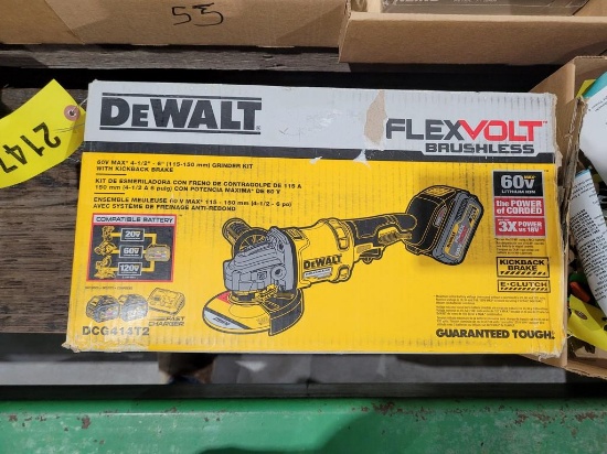 Dewalt DCG414T 60V Grinder