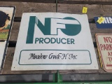 NFO Produce Metal Sign
