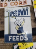 Seedway Feeds Metal Sign