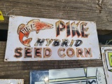 Pike Hybrid Seed Metal Sign