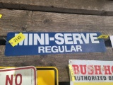 Mini Service Metal Sign