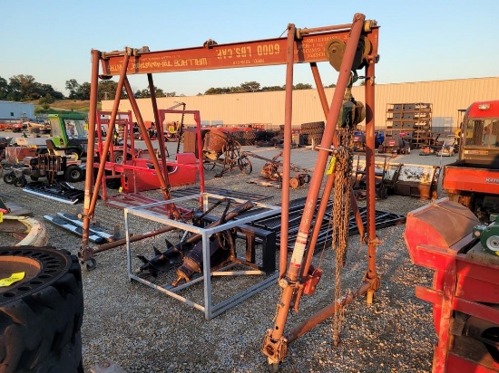 Chain Hoist & Dolly Frame