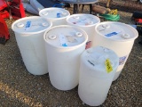 Group Of Plastic Barrels