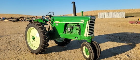 OLIVER 770 GAS TRACTOR, RESTORED
