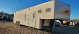 1989 PACE 48' GOOSENECK ENCLOSED TRAILER