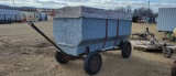 GALVANIZED FLAIR WAGON ON GEAR