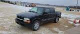 2003 CHEVROLET S10 4X4 CREW CAB TRUCK