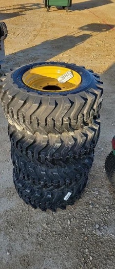 ( 4) NEW CAMSO 12 X 16.5 SKID STEER TIRES