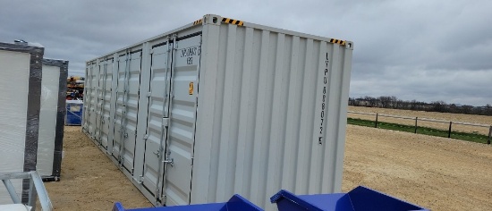 NEW 40' HIGH CUBE CONTAINER WITH SIDE DOORS