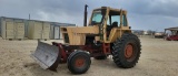 CASE 1175 CAB TRACTOR WITH 8' FRONT BLADE