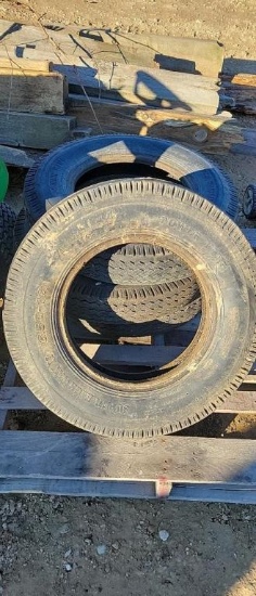 6.50 X 16 HIGHWAY TIRES - LIKE NEW