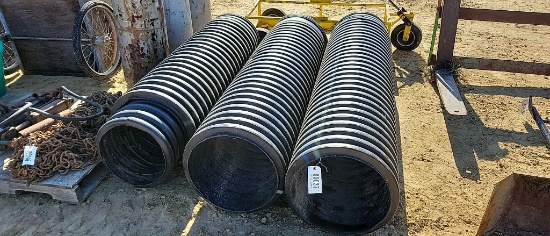 GROUP OF 4 PVC CULVERTS