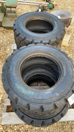 4- 12 X 16.5 SKID LOADER TIRES