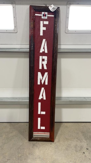 FARMALL SIGN MADE OF BARN WOOD 13" X 68"