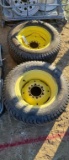 SET OF TURF TIRES