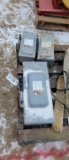GROUP OF 3 ELECTRICAL DISCONNECT