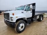 2001 GMC 7500 Flat Bed Truck