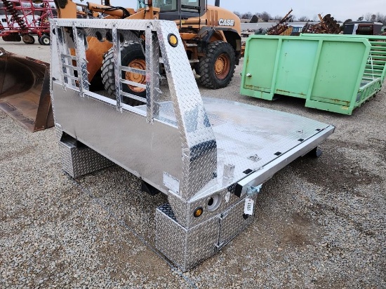 Bradford 8' Single Wheel Aluminum Flat Bed