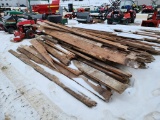 Large Pile Of Barn Lumber