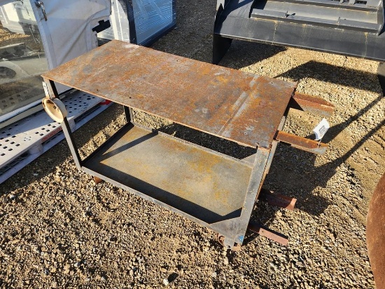 Steel Work Table Cart