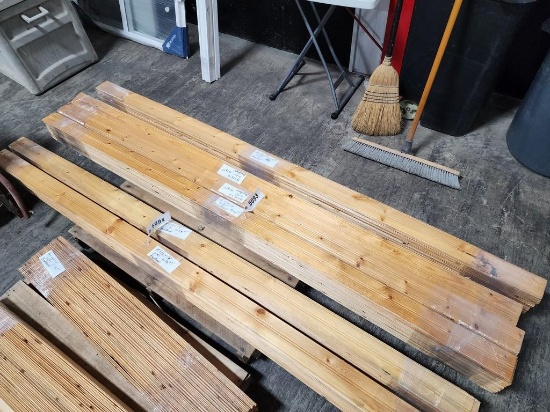 (4) - Bundles Of 20 8' Wanes Coating