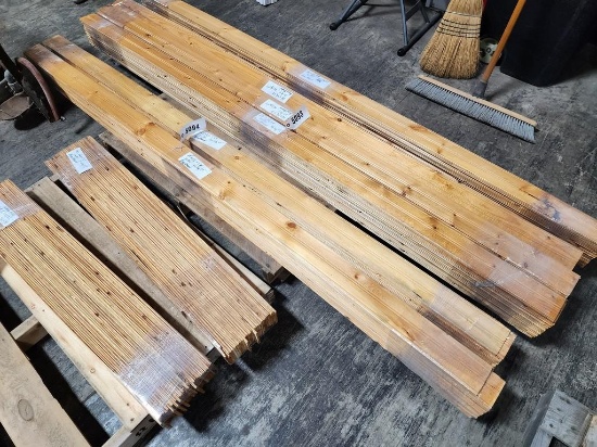 (2) - Bundles, Of 20 7'9" Wanes Coating