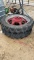 11.2 X 38 TIRES ON FARMALL H RIMS AND CENTERS