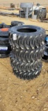 SET OF 4 NEW 1-16.5 SKS332 SKID LOADER TIRE 12 PLY