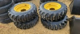 SET OF 4 NEW 10-16.5 FORERUNER TIRES ON WHEELS