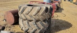 PAIR 650/75R32 TIRES - 40% TREAD