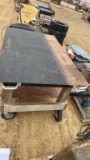 TABLE WORK BENCH WITH WHEELS