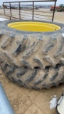 18.4 X 38 RADIAL TIRES WITH RIM