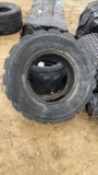 (2) 14.00 X 17.5 SKID LOADER TIRES