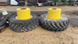 PAIR 16.9R28 FIRESTONE RADIAL FRONT DUALS