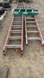 (3) LADDERS - 2 LARGE AND 1 SMALL
