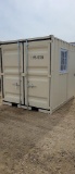 NEW 9' STORAGE CONTAINER WITH SIDE DOOR