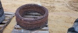 PALLET OF USED BARB WIRE