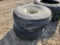 PAIR 16.5 X 16.1 8 BOLT IMPLEMENT TIRES AND RIMS