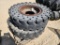 (2) SOLID RUBBER TIRES