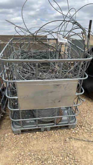 BASKET OF MISC 3/8" & 3/4" CABLE
