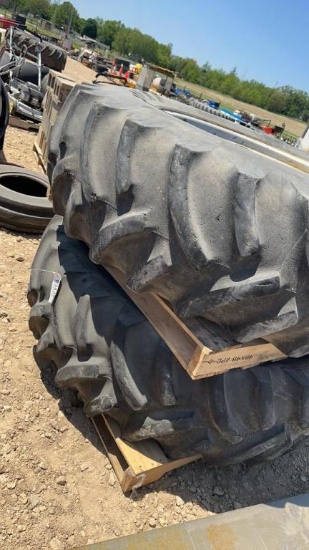 (2) 18.4 X 34 TIRES & RIMS