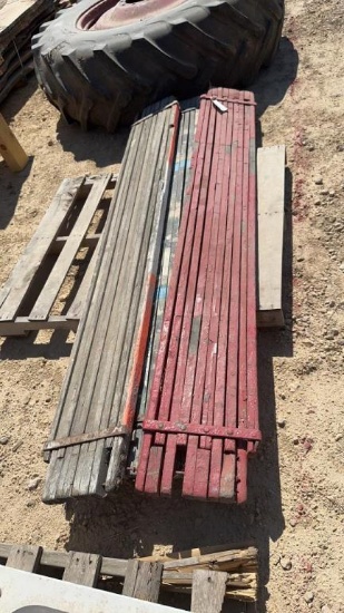 (3) WOODEN SCAFFOLDING