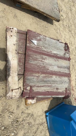 (3) WOOD SWINGING BARN DOORS
