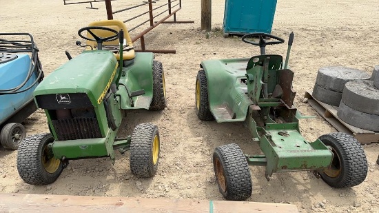 (2) JOHN DEERE 110 LAWN MOWERS
