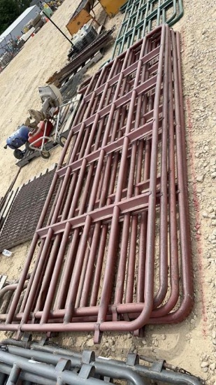 12' CATTLE GATES - RED