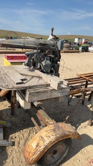DEWALT SAW ON CART