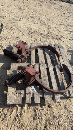 (2) CHISEL PLOW SHANKS WITH FRAME EXTENSIONS