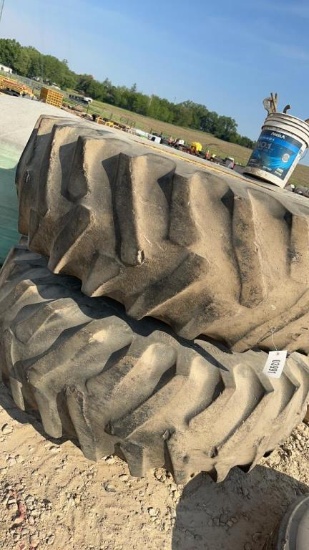 PAIR 20.8 X 38 DUAL WHEELS