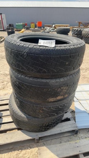 (4) PIRELLI SCORPION ATR P215/55R20 TIRES