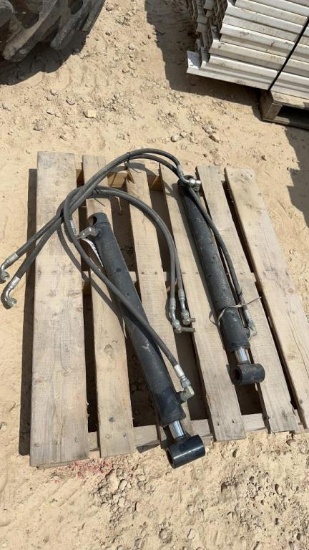 (2) HYDRAULIC CYLINDERS 3/8" HOSE 3000#